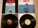 John Williams Jaws 1 and 2 Soundtrack 2 LP Original Black & Brown Labels