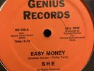 She Easy Money / Handsome Stranger Vinyl Record 12
