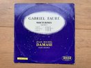 JEAN-MICHEL DAMASE Faure Nocturnes I piano french Decca 163 752 FD LP NM