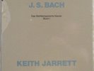 BACH Das Wohltemperierte Klavier Buch 1 (Well-Tempered Clavier 2LP Keith JARRETT