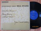 Rare Vintage Vinyl-Everybody Digs BILL EVANS-Riverside Records Mono RM-12-291