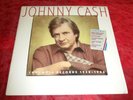 JOHNNY CASH GREATEST HITS 1958-1986 2 LP SET 2 40637-RARE BLANK LABEL MISPRINT