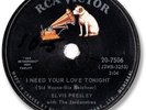 Rare 1959 ELVIS PRESLEY Rock’n Roll 78 RPM Record. Fool Such as I/I Need Love