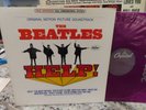 UNPLAYED - THE BEATLES - HELP SOUNDTRACK  NM LP RECORD PURPLE LABEL