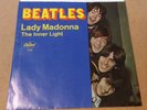 THE BEATLES LADY MADONNA/THE INNER LIGHT 45 & PICTURE SLEEVE W/FAN CLUB INSERT