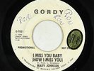 Northern Soul 45 - Marv Johnson - I Miss You Baby (How I Miss You) - Gordy - mp3