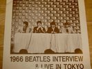 The BEATLES - 1966 Beatles Interview live in Tokyo vinyl 45 Japan fan club *rare