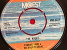 FRANKIE VALLI & THE FOUR SEASONS The Night 1972 UK 7