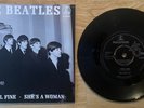 ENGLISH 45 SP THE BEATLES PARLOPHONE 5200 I FEEL FINE