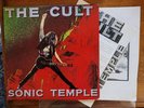 The Cult Sonic Temple 1989 LP Vinyl RARE 1st Press Portugal VG+/EX Inner Insert