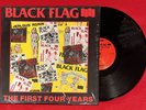 Black Flag ‎– The First Four Years Black Vinyl LP Record SST 021 Punk Hardcore