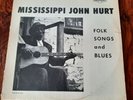 Mississippi John Hurt - Folk Songs And Blues - Piedmont Vinyl LP