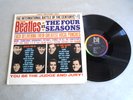 THE BEATLES VS THE FOUR SEASONS 1964 2xLP VEE-JAY RECORDS W/ BEATLES POSTER