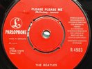 THE BEATLES    PLEASE PLEASE ME    RARE DENMARK RED LABEL 1st PRESSING    LOOK