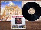 Iron Maiden - Powerslave LP UK original press with textured cover and merch form