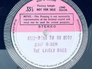 THE LIVELY ONES - SURF RIDER  - 1963 UK RARE TEST PRESSING - EX/EX