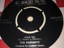 THE RADIANTS 7” *45  EX VINYL *UK  ORIGINAL  CORAL  MOD SOUL 1968 ( HOLD ON )