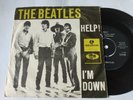 Ultra rare The Beatles single 45 Help  R 5305 Green Letters  Denmark VG+/Exc+