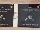 ASD 317/318 W/G  ED1  UK 2LP Liszt, A Faust Symphony, Beecham, RPO NM