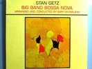STAN GETZ w/CLARK TERRY+JIM BIG BAND BOSSA NOVA RARE ORIG '62 VERVE STEREO LP DG