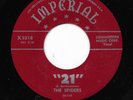 THE SPIDERS 45RPM '54 IMPERIAL 
