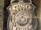 The Police “Roxanne” Vintage Badge Shaped Picture Disc. 1979 45 RPM, Promo Only