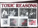 Vtg 1980s Toxic Reasons Kill By Remote Control 1984 Handmade Poster RARE Punk