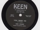Soul/R&B 78: SAM COOKE/ YOU SEND ME/SUMMERTIME/ Keen 44013/ excellent condition