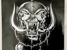 motorhead  - original UK RARE vinyl double record LP * SILVER & BLACK *SWASTIKA