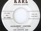 Ohio Bopper 45 rpm VON STEPHENS String Dusters HUCKLEBERRY JUNCTION Karl 3006 VG