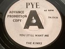 THE KINKS - Promo Demo - You Still Want Me - You Do Something ... - PYE  1964 UK
