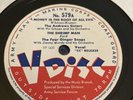 V Disc 78 RPM Andrews Sisters - Money Is The Root Of All Evil 579 E+
