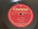 COUNTRY Champion 78 RPM Fiddlin Jim Burke - Rye Straw 16026 E/E++