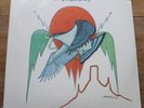 the Eagles on the Border Vintage Textured Original 1974 Vinyl LP Still Sealed 