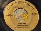 Amazing Unknown Psych Private 45 Wheatstone Bridge She's Here / Since EX HEAR