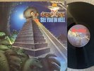 CROSSFIRE See You In Hell LP VG+/EXC 1984 Mausoleum SKULL 8314 rare import metal