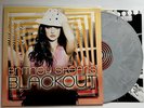 USED Britney Spears - Blackout Vinyl LP - Urban Outfitters Black/White Swirl VG