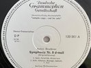 WHITE SAMPLE/PROMO COPY-DGG 139961 STEREO-FURTWANGLER- No. 9- BRUCKNER