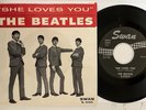 BEATLES SHE LOVES YOU PICTURE SLEEVE + 45 ORIGINAL SWAN S-4152 I’LL GET YOU