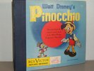 1940’s ORIGINAL SOUNDTRACK Walt Disney PINOCCHIO Victor 78 RPM 3 Record Album Se