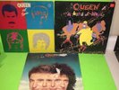 (3) QUEEN Hot Space Lp (VG) A Kind of Magic (VG) The Miracle (G+) -LP—-READ