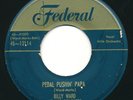 DOMINOES & BILLY WARD - Pedal Pushin Papa / The Bells -FEDERAL- Doo Wop R&B 45