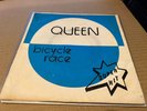 queen bicycle race belgium import 7”ps (white n blue ) sleeve vg