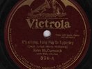 JOHN MCCORMACK WWI It's a Long Way to Tipperary/Vacant Chair Victrola 896 VG