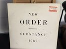 NEW ORDER SUBSTANCE 1987 FACT 200 UK DOUBLE VINYL LP + Inners EX/VG