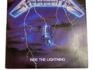 Metallica Ride The Lightning Lp Vinyl 1984 USA W/ Insert (ST-E-60396-1) Rare VG+