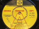 Pythagoras Theorem Our House UK 1970 PYE 45 rare demo MINT Graham Nash CSNY