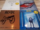 AC/DC 4xLP/Vinyl - For Those abt. to Rock, The Razors Edge, Who made Who, Flick