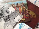 Trio of The Beatles Original Vinyl Revolver 1966/ Sgt Peppers 1967/ Love Songs.