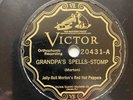 Jelly Roll Morton Grandpa's Spells Victor 20431 78 RPM Jazz Record